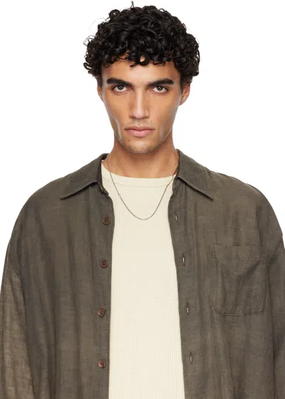 Title Of Work Mixed Chain Necklace In Silver