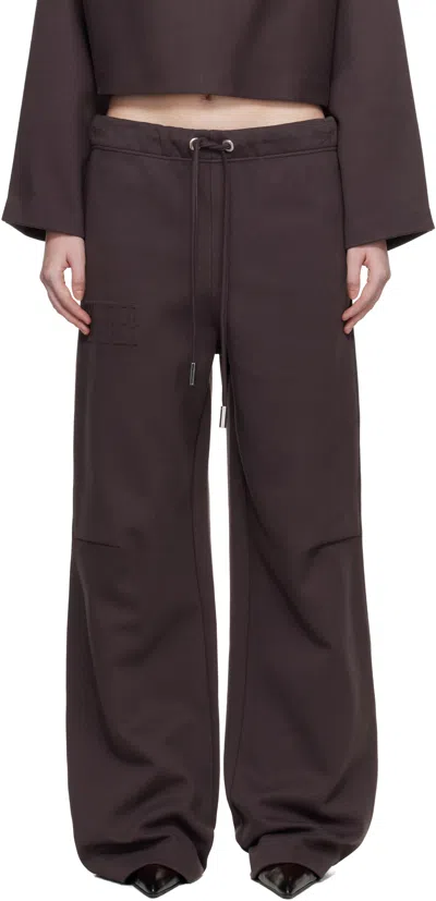 Jean Paul Gaultier Brown 'the Embossed Gaultier' Lounge Pants