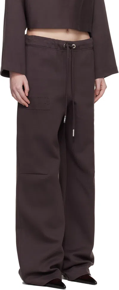 Jean Paul Gaultier Brown 'the Embossed Gaultier' Lounge Pants