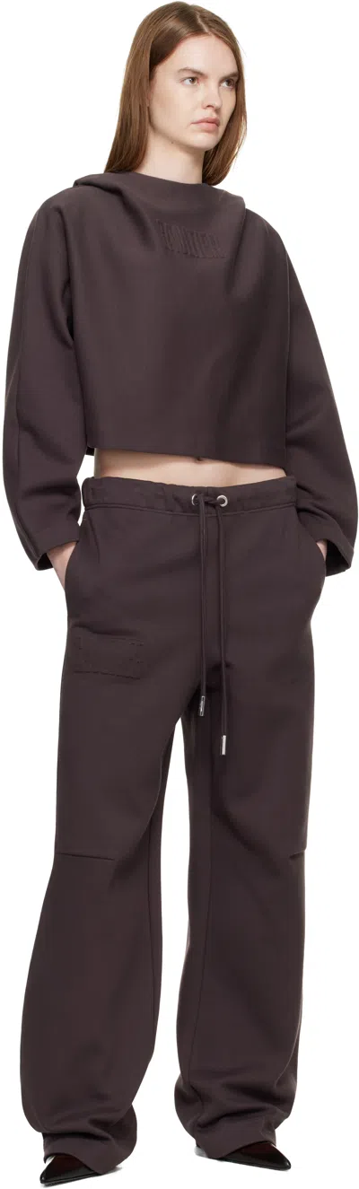 Jean Paul Gaultier Brown 'the Embossed Gaultier' Lounge Pants