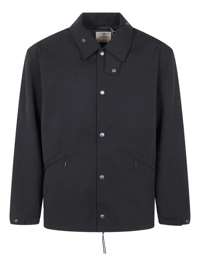 Snow Peak Button Front Jacket In Black