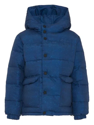Mc2 Saint Barth Baxter Snoopy-print Padded Jacket In Blue
