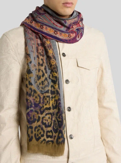 Etro Scarfs In Brown