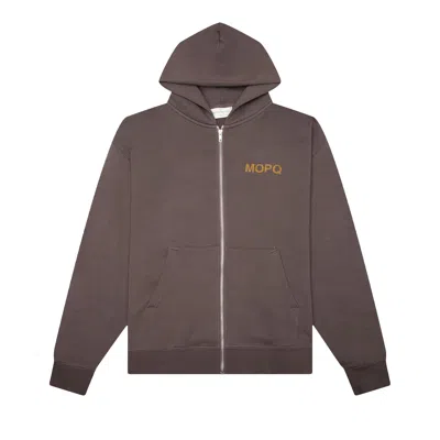 Pre-owned Museum Of Peace And Quiet Museum Of Peace & Quiet Castelli Zip Up Hoodie 'brown' | Men's Size S
