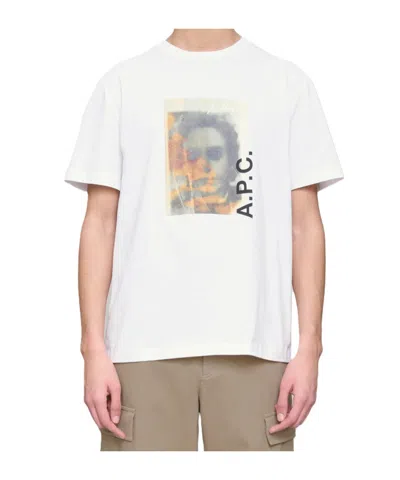 Apc Print T-shirt In White