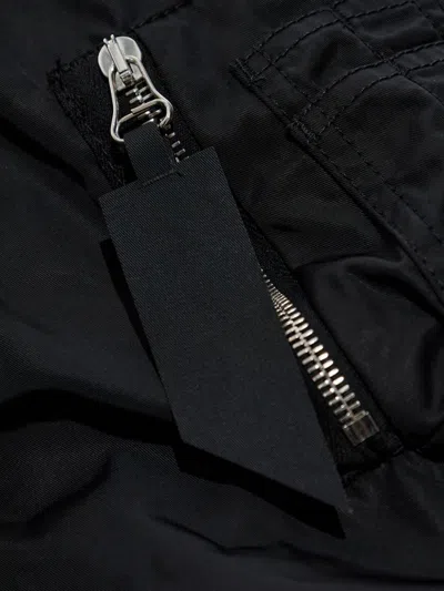 Attico Long-sleeved Zip-up Bomber Jacket In Animal Print