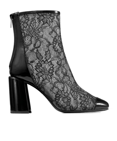 Jimmy Choo Kiss Lace Zip Ankle Boots In Multi