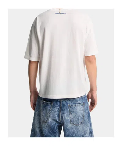 Dsquared2 Graphic-print T-shirt In White