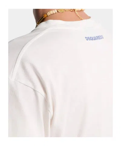 Dsquared2 Graphic-print T-shirt In White