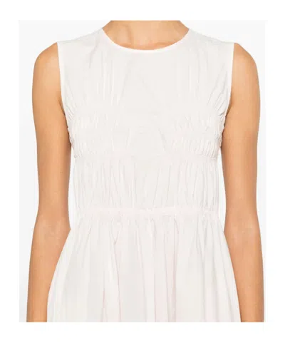 Cecilie Bahnsen Round Neck Sleeveless Dress In Pink