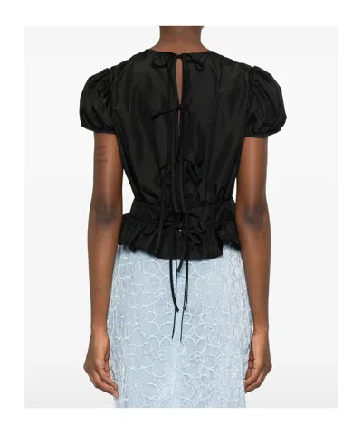 Cecilie Bahnsen Sleeveless Top In Black