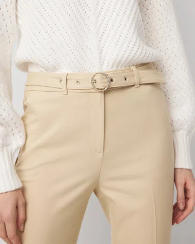 White House Black Market Petite Mid-rise Piper Flare Pants In Brown