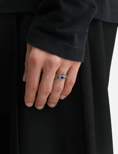 Twojeys Blue Calda Ring In Silver