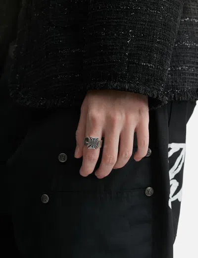 Twojeys Axis Ring In Silver