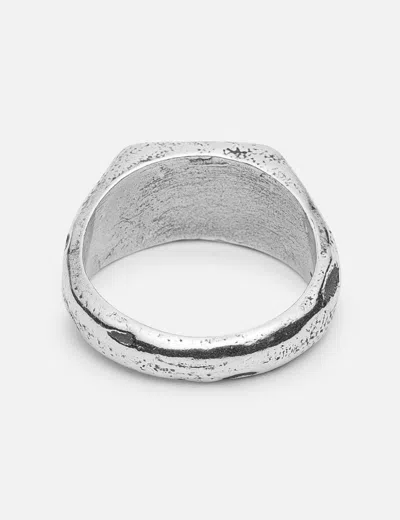Twojeys Elongated Ring In Silver
