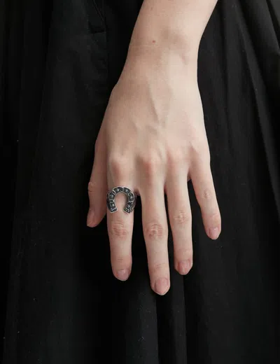 Twojeys Tj Horseshoe Ring In Silver