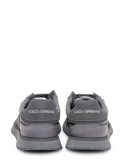 Dolce & Gabbana Low Sneaker Ny In Gray