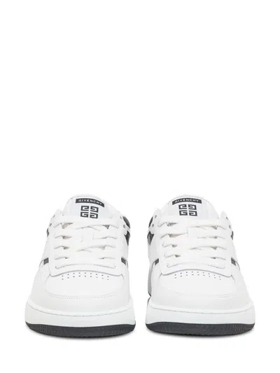 Givenchy G Move Low-top Leather Sneakers In White