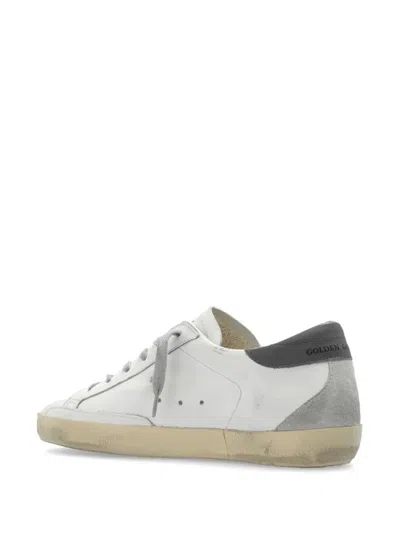 Golden Goose Super Star Leather Upper And Heel Suede Star And Spur In Multi