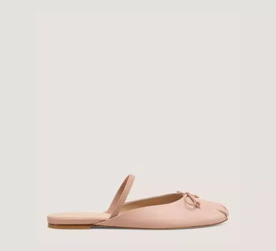 Stuart Weitzman Prima Bow Ballet Mules Blushful In Pink