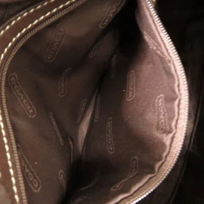 Pre-owned Coach Brown Leather Shoulder Bag ()
