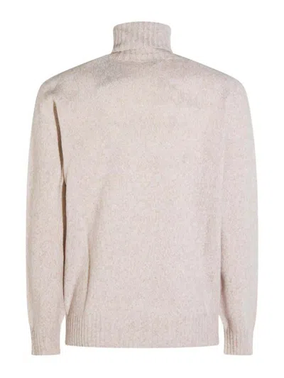 Altea Long Sleeve Turtle-neck Sweater In Neutral