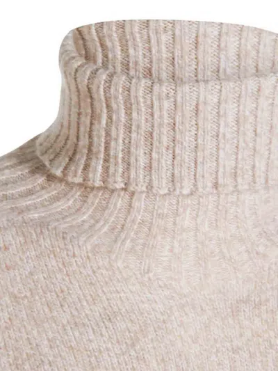 Altea Long Sleeve Turtle-neck Sweater In Neutral