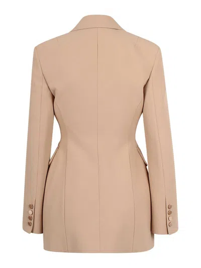 Ermanno Scervino Single-breasted Technical Cad Jacket In Brown