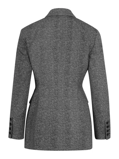 Ermanno Scervino Double-breasted Viscose Jacket In Multi