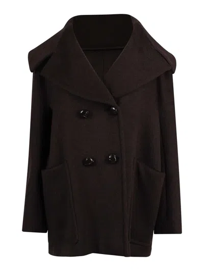 Max Mara Coat In Brown