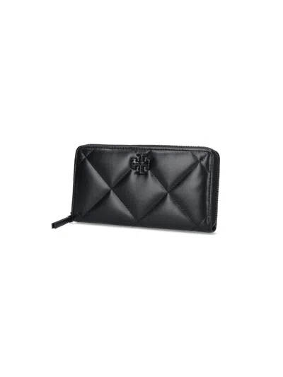 Tory Burch Continental Wallet In Black