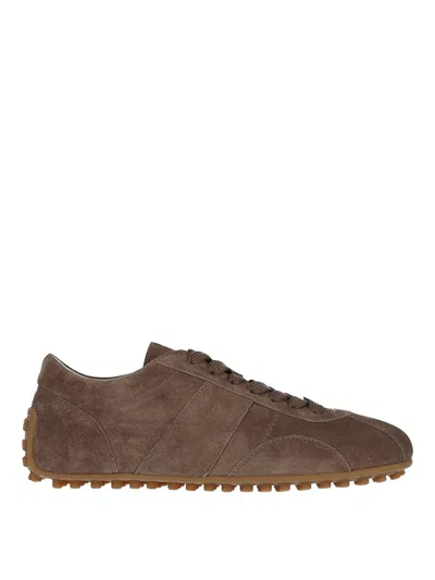 Tod's Women Brown Suede Sneakers, 3.5 Luxury Sneakers For Women Darveys