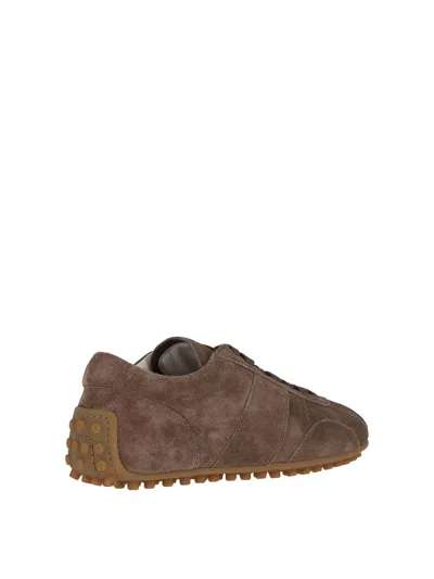 Tod's Women Brown Suede Sneakers, 3.5 Luxury Sneakers For Women Darveys