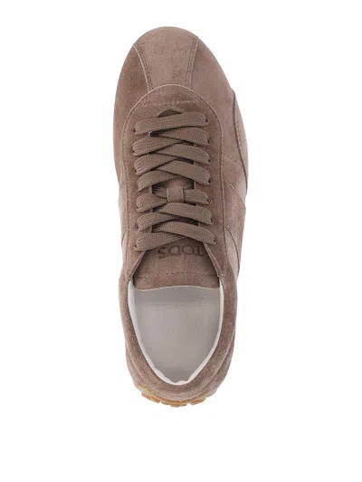 Tod's Women Brown Suede Sneakers, 3.5 Luxury Sneakers For Women Darveys