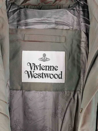 Vivienne Westwood Nevada Bomber Cangiante Gabardine Sage-green 52 Men