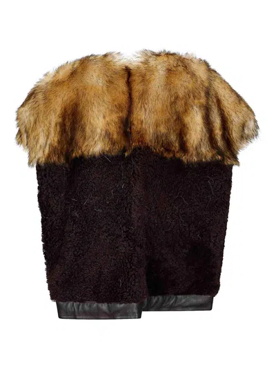 Jejia Tea Gilet In Brown