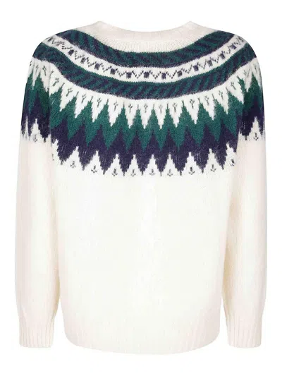 Howlin' Broken Flowers Patterned Sweater In Sand