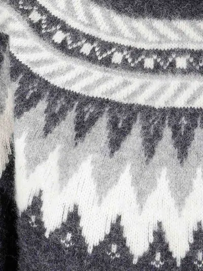 Howlin' Broken Flowers Patterned Sweater In Blue