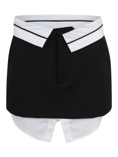 Ssheena Asymmetrical Short Blazer With Zip In Black