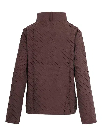 Christian Wijnants Tibari Sweater In Brown