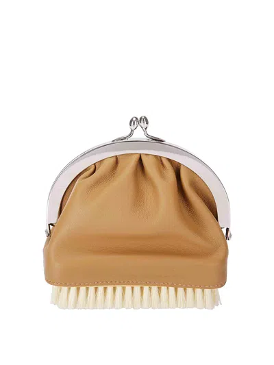 Niccolò Pasqualetti Brush Purse In Sand