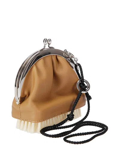 Niccolò Pasqualetti Brush Purse In Sand