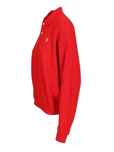 Polo Ralph Lauren Knit-sweatshirt Knitwear Red In Red