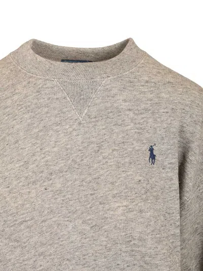 Polo Ralph Lauren Knit-sweatshirt Sweatshirts Grey In Neutral
