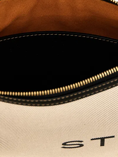 Stella Mccartney Logo Bag Clutch Beige