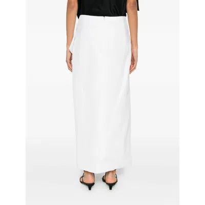 Khaite Skirts Neutral In White