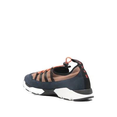 Marni Lace-up Sneakers In Black