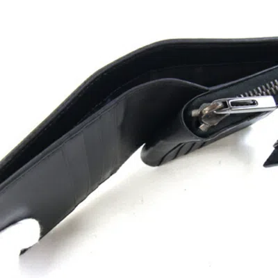 Pre-owned Fendi Black Canvas Leather Wallet (bi-fold) ()