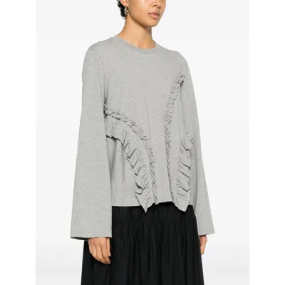 Cecilie Bahnsen Sweaters Gray In Gray