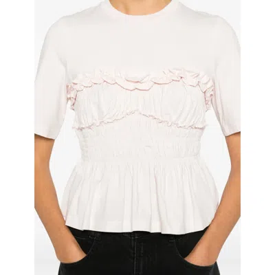 Cecilie Bahnsen Short-sleesleeved T-shirt In Pink